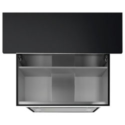 Smeg KSGT74B 86cm Dolce Stil Novo Integrated Cooker Hood, Stainless Steel